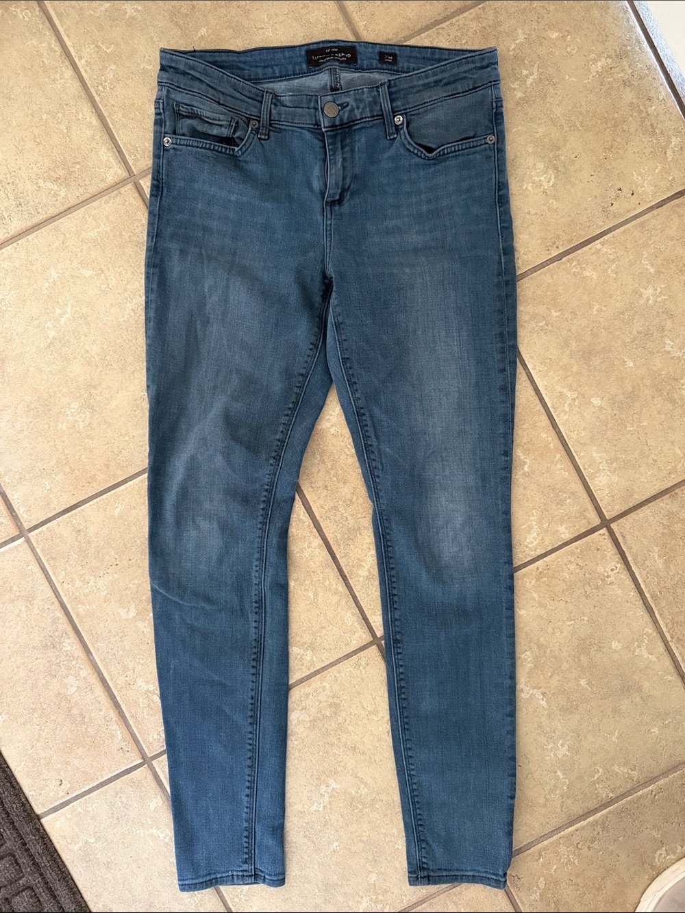 Lucky Brand Women's Mid-Blue Skinny Jeans